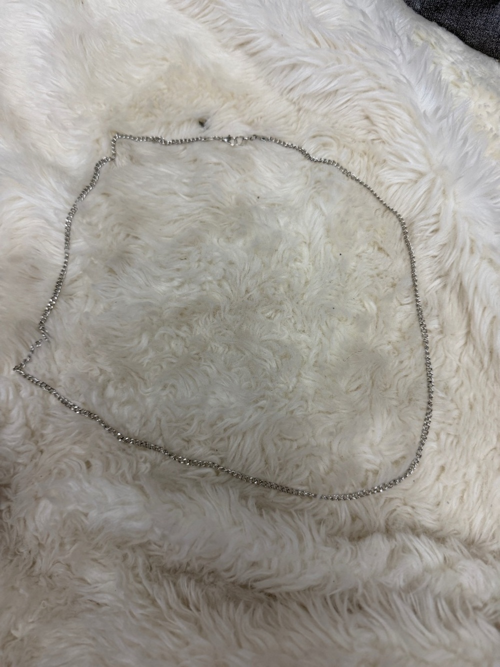 silver-tone chain necklace
